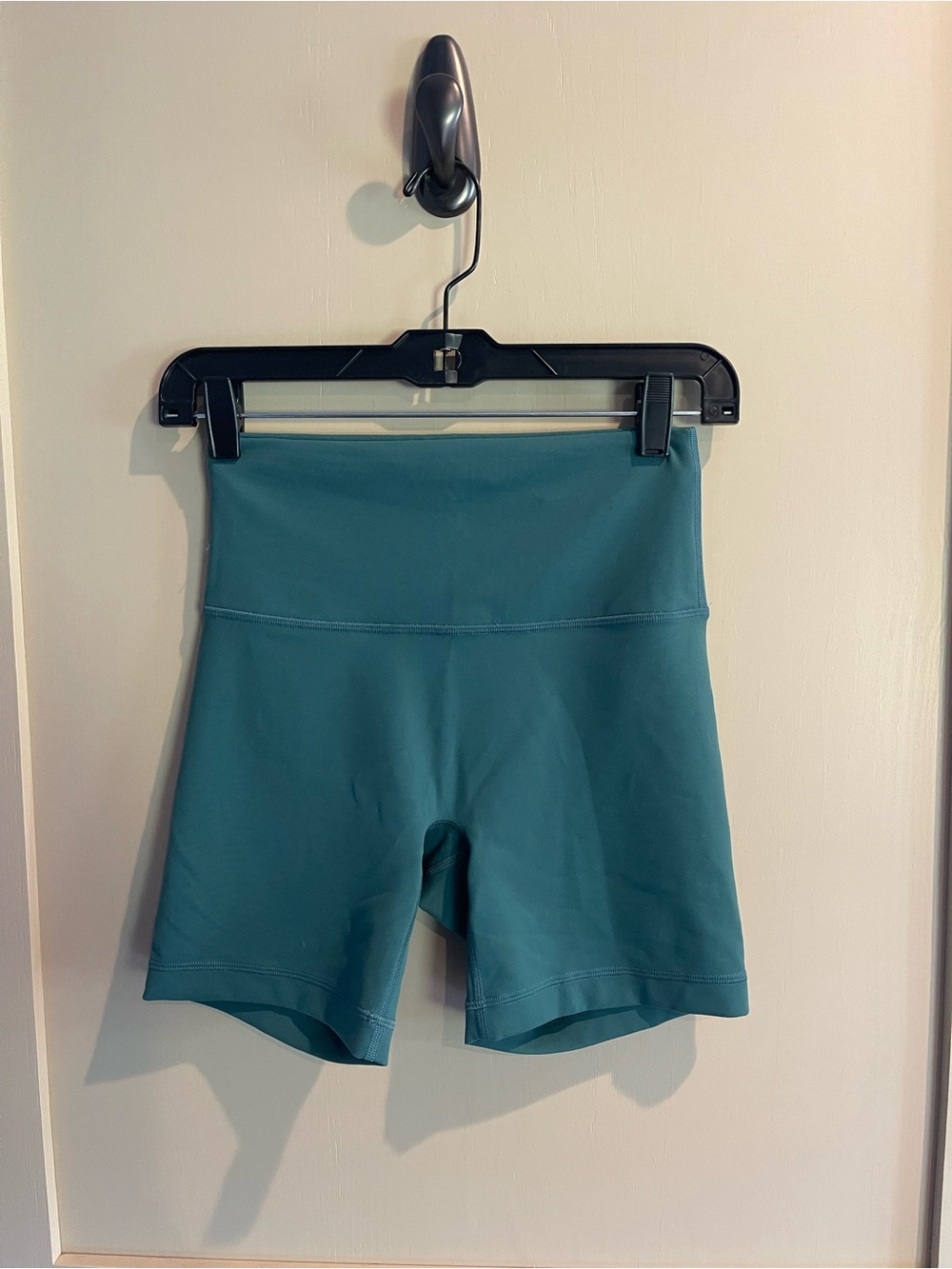 lululemon athletica Teal High-Rise Athletic Bike Shorts